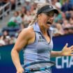 Yulia Putintseva, of Kazakhstan, reacts during a match against Jasmine Paolini, of Italy, during the third round of the U.S. Open tennis championships, Saturday, Aug. 31, 2024, in New York. (AP Photo/Kirsty Wigglesworth)