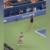 US Open tennis star booed while ignoring ball girl