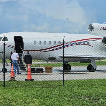 Un avion du président vénézuélien Nicolas Maduro saisi par les autorités américaines, à Fort Lauderdale, en Floride, le 2 septembre 2024