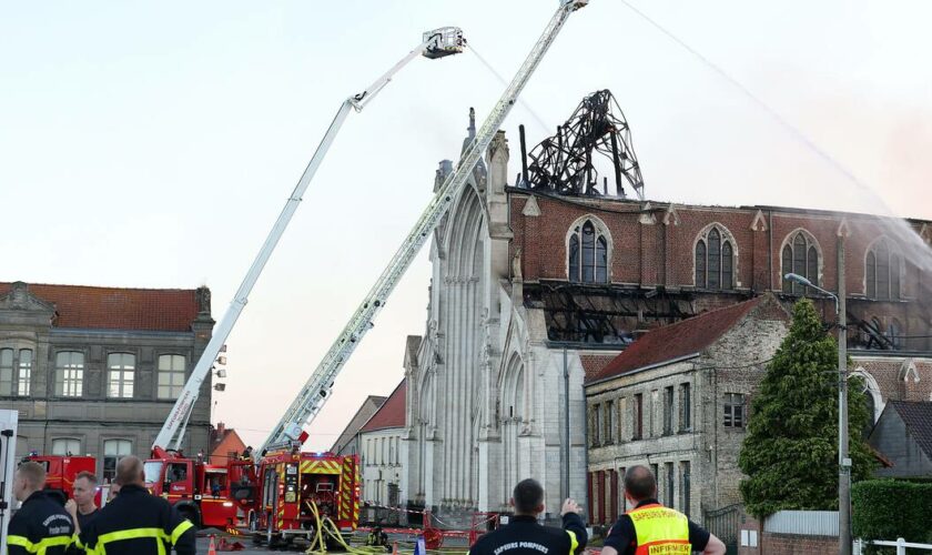 Incendie d’une église à Saint-Omer : un suspect placé en garde à vue