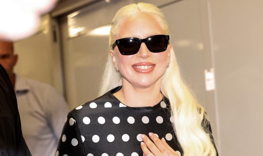 Lady Gaga shares first glimpse of massive engagement ring at Venice Film Festival