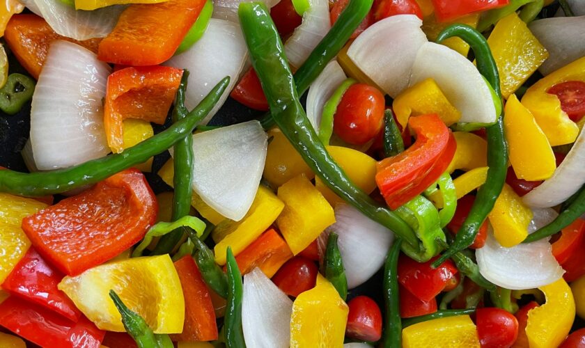 This mixed vegetable stir-fry recipe is so easy a 3-year-old can make it