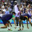 US Open ball boy ignites crowd by chasing down insect that stopped play