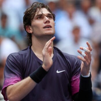 Britain's Jack Draper as he progresses to the semi-final in the US Open. Pic: Reuters