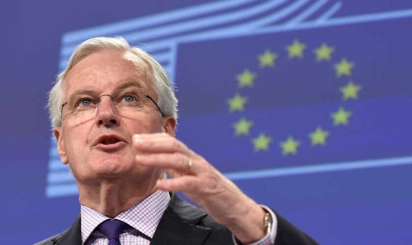 Le commissaire européen chargé des Services financiers, Michel Barnier,, le 15 mai 2014 à Bruxelles