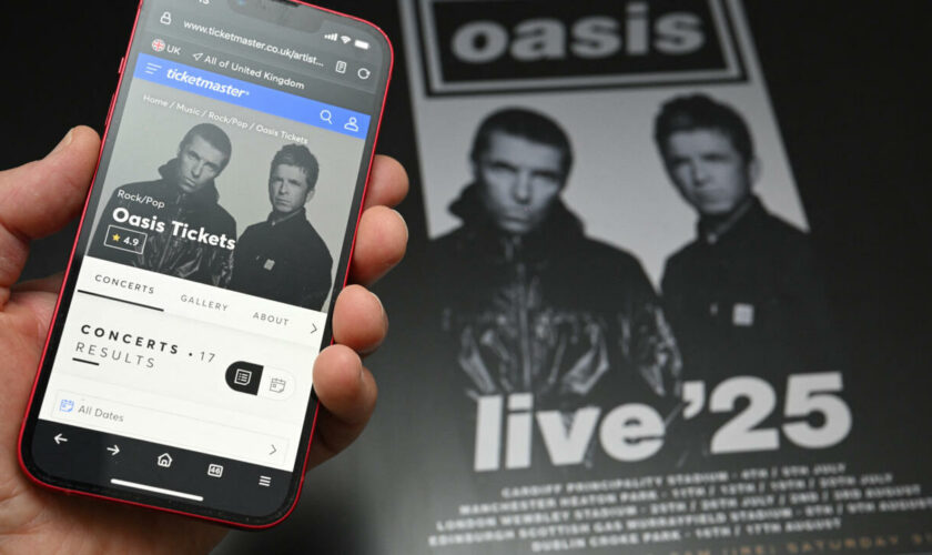 Billetterie pour Oasis : une enquête menée au Royaume-Uni contre le revendeur Ticketmaster