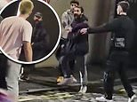 Shia LaBeouf is filmed by shocked onlookers as he prepares to fight men outside an Edinburgh pub as Hollywood actor taunts: 'I'm right here, m**********r'