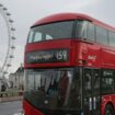 Un bus à deux étages photographié à Londres en 2017.