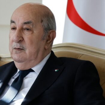 Le président algérien Abdelmadjid Tebboune, le 13 juin 2024 en Italie.