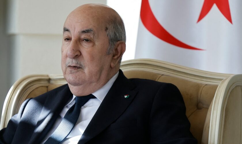 Le président algérien Abdelmadjid Tebboune, le 13 juin 2024 en Italie.