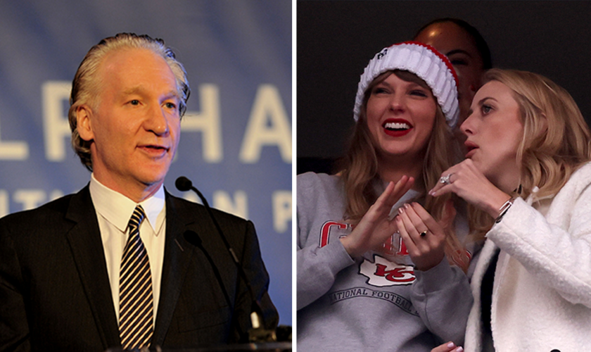 Maher jokes Taylor Swift didn’t sit with Brittany Mahomes at Chiefs game due to NFL wife liking Trump posts