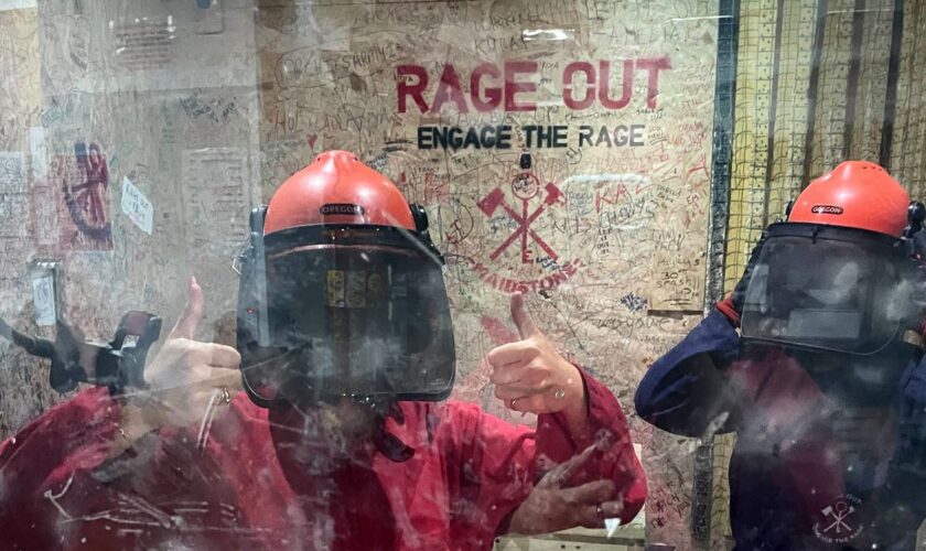 I was sick of talking about my problems – so I paid to smash up a ‘rage room’ instead