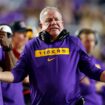 LSU coach Brian Kelly rages at kicker after missed field goal