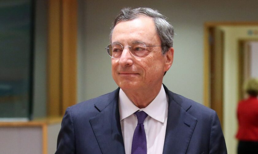 Le président de la Banque centrale européenne Mario Draghi, le 8 juillet 2019 à Bruxelles