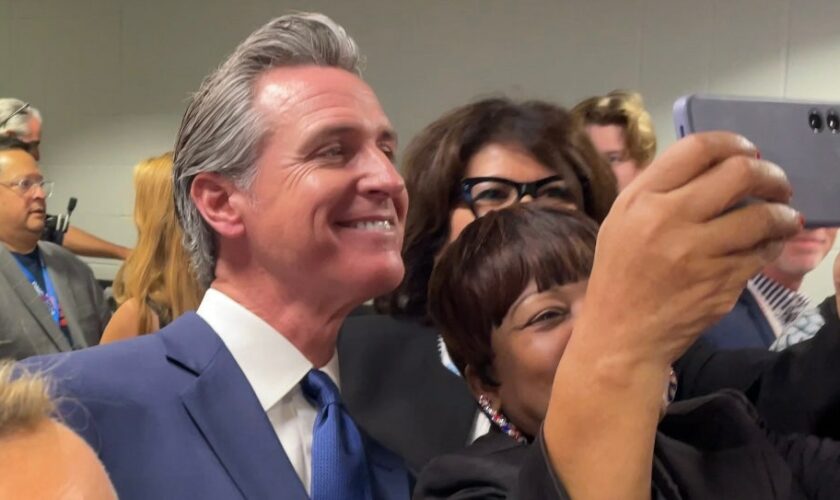 Back on the trail: Top Biden surrogate Newsom now campaigning for Harris