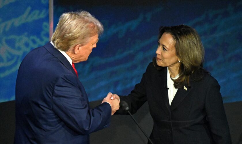 Trump reverts to old tactics and talking points as Harris focuses on policy to start their 2024 debate