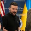 Le président ukrainien Volodymyr Zelensky avant un discours devant l'Institut Ronald Reagan à Washington en marge d'un sommet de l'Otan, le 9 juillet 2024