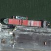 Russian ship captured in satellite image 'delivering ballistic missiles from Iran'