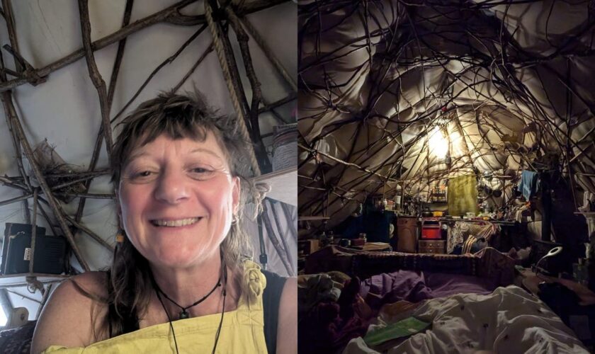 Mum, 55, moves out of family home for full-time nomadic living