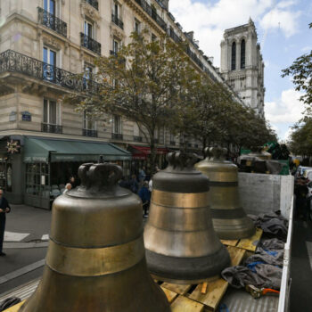 Notre-Dame de Paris retrouve huit cloches à trois mois de sa réouverture