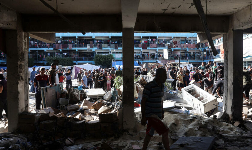 A Gaza, 18 morts dans une frappe israélienne sur une école, selon la Défense civile