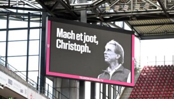 „Mach et joot, Christoph“ – Abschied von Daum