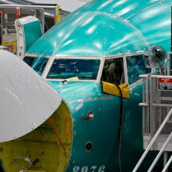 Un Boeing 737 MAX dans l'usine d'assemblage de Renton (Etat de Washington), le 25 juin 2024