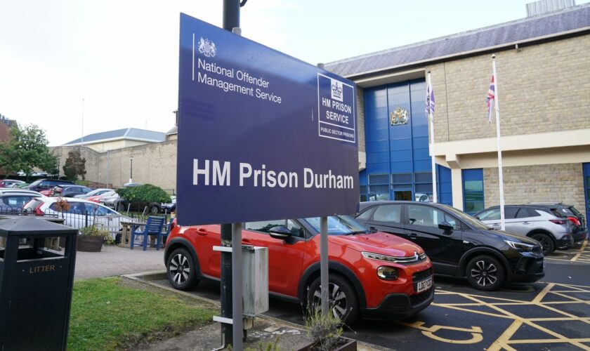 General view of HM Prison Durham. Around 1,700 inmates are expected to be let out early in an attempt to ease overcrowding in prisons. Picture date: Tuesday September 10, 2024.