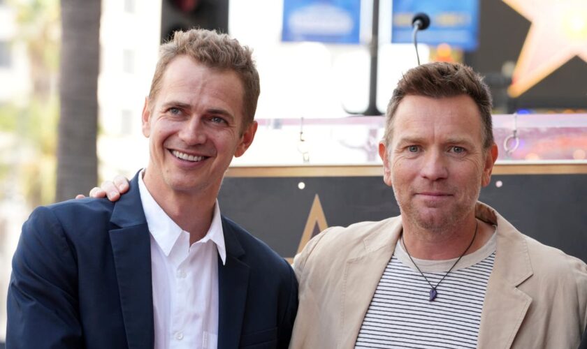 Ewan McGregor hailed as ‘the best Jedi master’ by Hayden Christensen