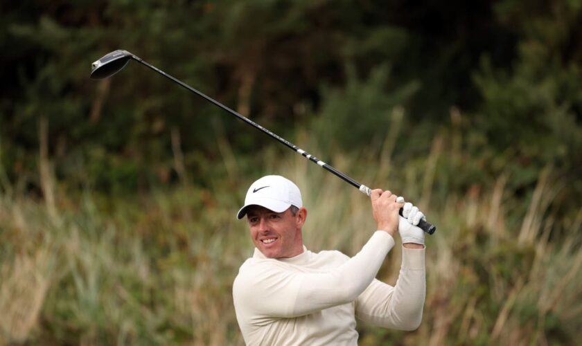 Rory McIlroy takes one-shot lead into final round of Irish Open