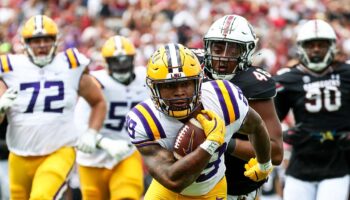 LSU narrowly avoids upset, as South Carolina misses last second field goal