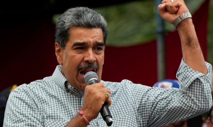 Venezuela's controversial and under-pressure leader Nicolas Maduro. Pic: AP