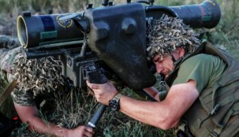 Ukrainian service members of the 33rd Separate Mechanised Brigade practice firing an anti-tank guided missile weapon system MILAN as they attend a military drill near a frontline, amid Russia's attack on Ukraine, in Donetsk region, Ukraine June 13, 2024. REUTERS/Alina Smutko