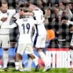 England's Harry Kane celebrates scoring their side's second goal of the game during the UEFA Nations League Group. Pic: PA