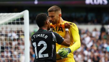 Arsenal’s Jurrien Timber was ‘very lucky’ not to be sent off for tackle in derby, says Jamie Redknapp