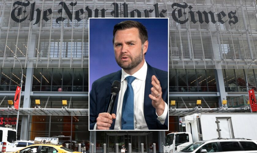 Critics demand NYT apologize for 'violence inciting' column accusing JD Vance of 'blood-and-soil nationalism'