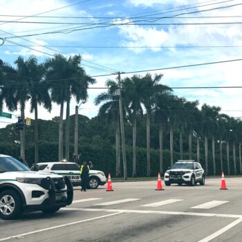 Trump safe after shooting near Florida golf course as Secret Service hold press conference - live