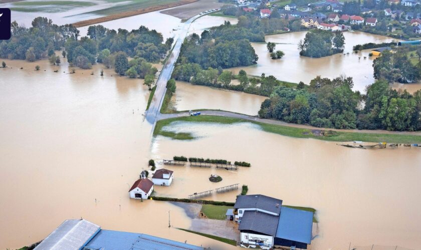 Hochwasser in Mitteleuropa: Ganze Landstriche unter Wasser