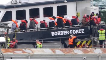 Seven boats and 349 people were recorded crossing the Channel on Saturday. Pic: PA