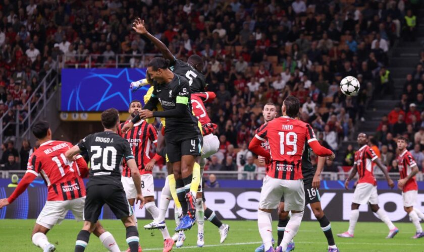 AC Milan vs Liverpool LIVE: Champions League score as Virgil van Dijk nods Reds into the lead from corner