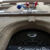 L'entrée de Sciences Po à Paris, le 13 mars 2024