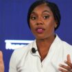 Kemi Badenoch speaking at a Conservative Party leadership campaign event at IET London. Picture date: Monday September 2, 2024. PA Photo. See PA story POLITICS Tories Badenoch. Photo credit should read: James Manning/PA Wire