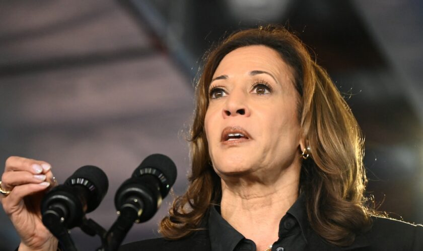 Kamala Harris en campagne en Pennsylvanie le 13 septembre 2024