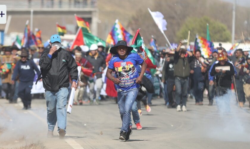 Machtdemonstration: Evo Morales marschiert auf Boliviens Hauptstadt zu