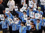 Lebanese scouts line the streets in grief for young boy killed in Hezbollah pager explosions that left 12 dead