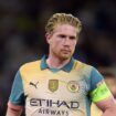 Kevin De Bruyne a doubt to face Arsenal after frustrating night for Man City