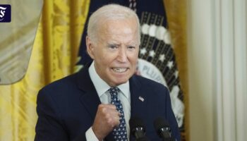 Reaktionen auf Zinsentscheid : Biden feiert, Trump stänkert