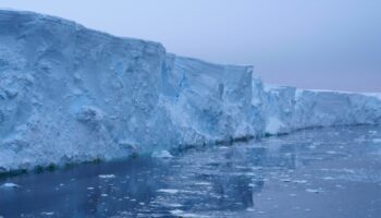 Experts now think much of the Thwaites Glacier could have melted by the 23rd century. Pic: PA