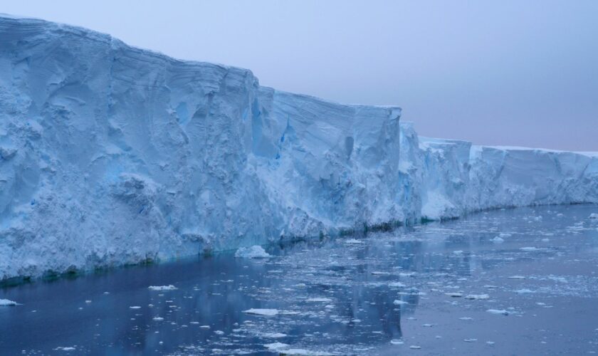 Experts now think much of the Thwaites Glacier could have melted by the 23rd century. Pic: PA