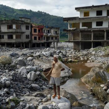 AP PHOTOS: Cascading disasters push residents of a Nepalese valley to the brink